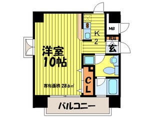 メゾンパティオⅡの物件間取画像